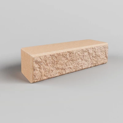 Облицовочный кирпич Brick Stone Рваный ложок полнотелый 250х120х65 мм